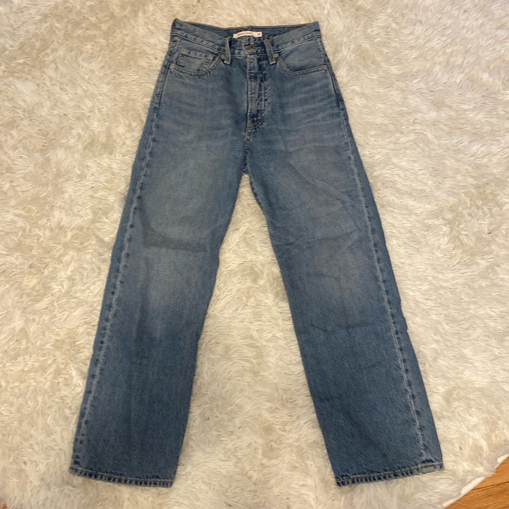 Levi’s wellthread rib cage straight, size 25